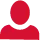 pictogramme de silhouette rouge
