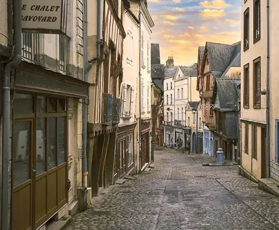 ville médiéval de lava