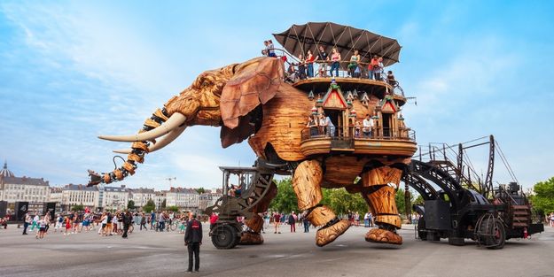 éléphant mécanique de la ville de Nantes