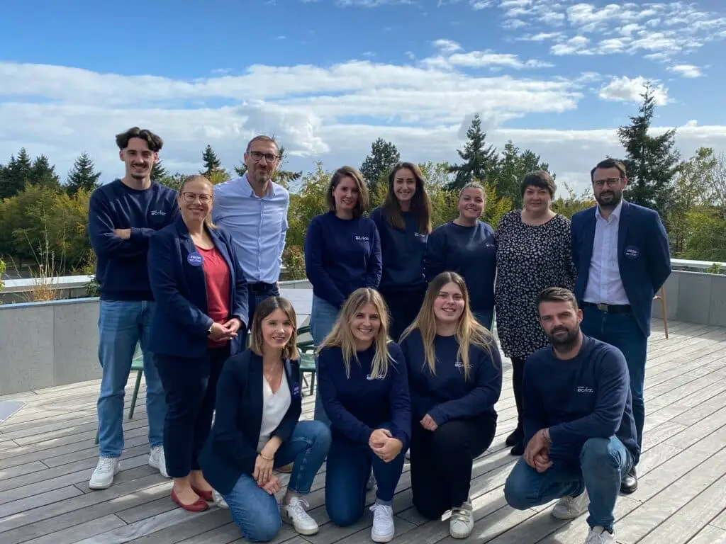 Photo de l'équipe salarié du campus Ecofac Rennes