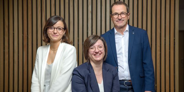 Gilles, Marie et Sophie Mercier