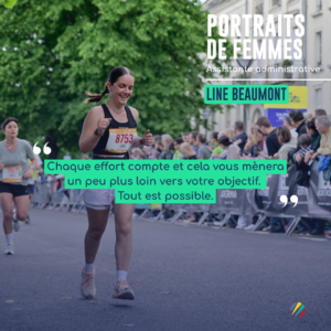 Line, collaboratrice pose pour le portrait de femme ECOFAC