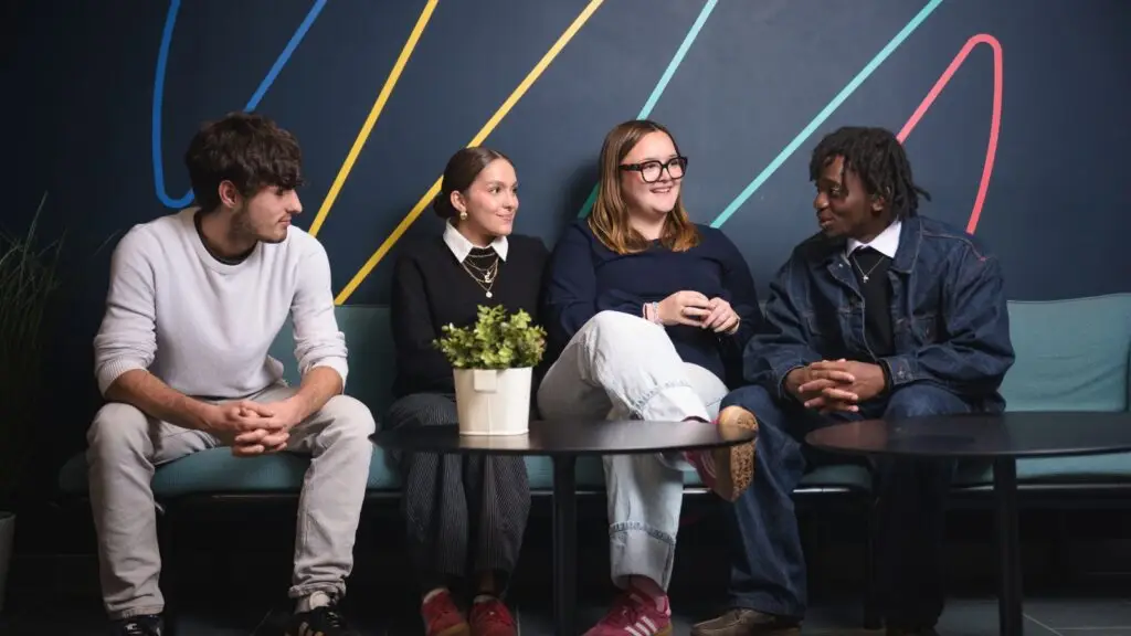 Groupe d'étudiant Ecofac au campus